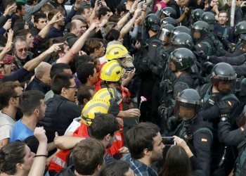Δημοψήφισμα Καταλονία: Σε 844 ανέρχονται οι τραυματίες