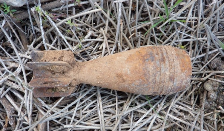 Όλμος σε χωράφι στα Κουφάλια Θεσσαλονίκης