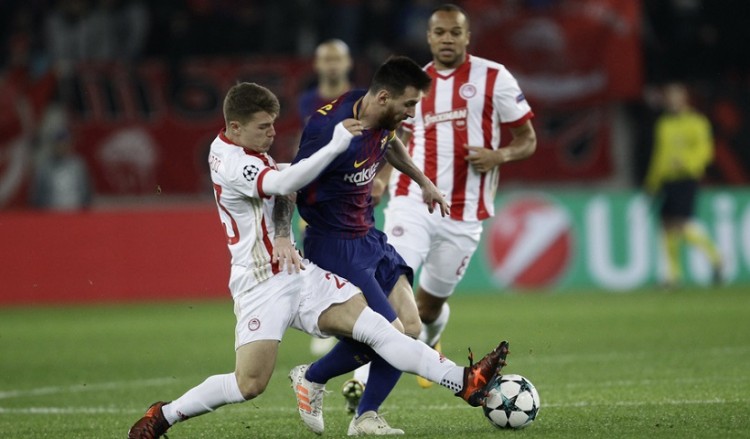 Champions League: Σταμάτησε τη Μπάρτσα ο Ολυμπιακός (0-0)