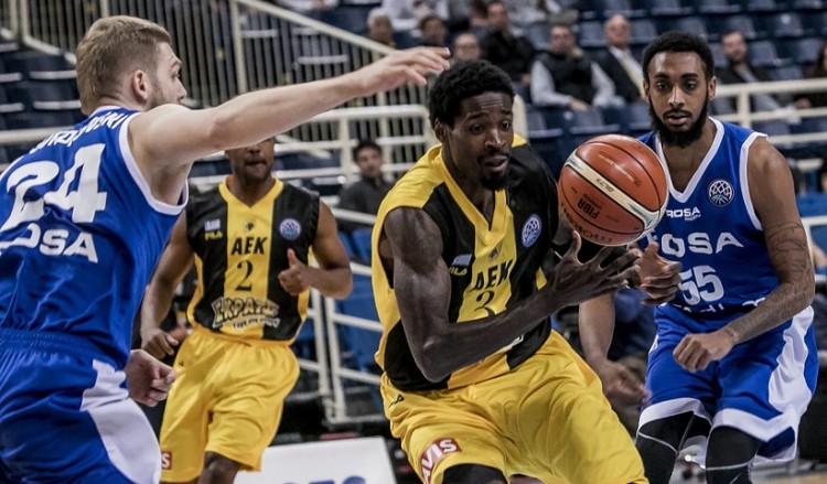 Basketball Champions League: Η ΑΕΚ νίκησε τη Ρόζα Ράντομ