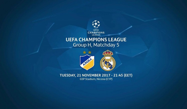 Champions League: Υποδέχεται τη Ρεάλ ο ΑΠΟΕΛ