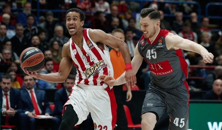 Euroleague: Άλωσε και το Μιλάνο ο Ολυμπιακός