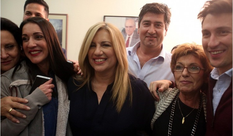 Η Φώφη Γεννηματά νικήτρια των εκλογών στην Κεντροαριστερά