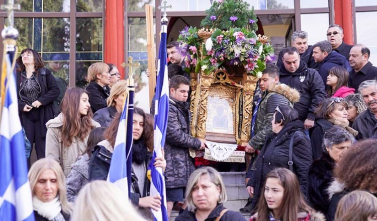 Το Κιλκίς υποδέχτηκε την εικόνα της Παναγίας Σουμελά