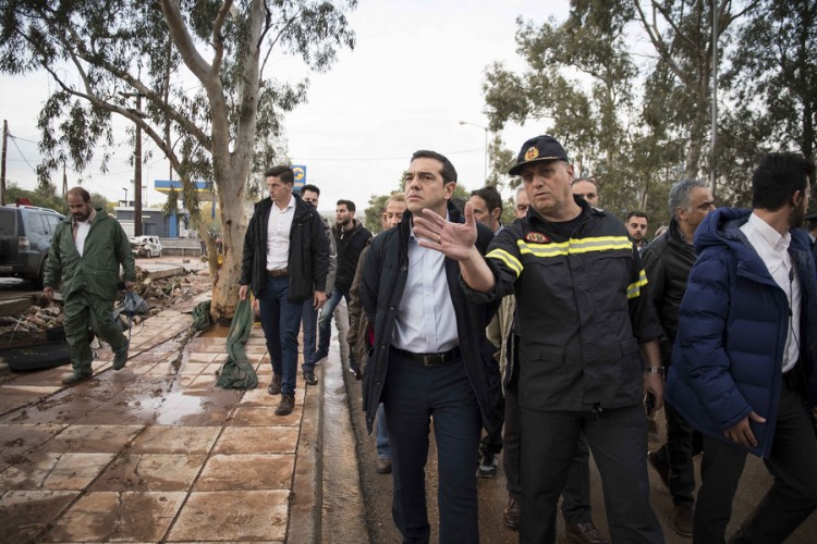 Αλέξης Τσίπρας στη Μάνδρα: Ακραίο φαινόμενο και συσσωρευμένη αδράνεια