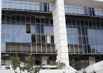 Ισχυρή έκρηξη βόμβας στο Εφετείο Αθηνών (φωτογραφίες)