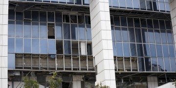 Ισχυρή έκρηξη βόμβας στο Εφετείο Αθηνών (φωτογραφίες)