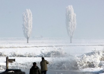 Μαγευτικές εικόνες από την παγωμένη Θεοδοσιούπολη