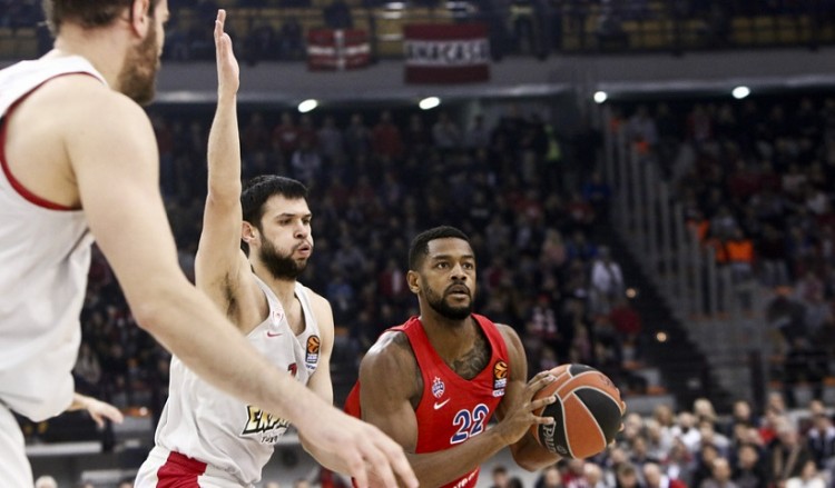 Euroleague: Ολυμπιακός-ΤΣΣΚΑ Μόσχας 88-86