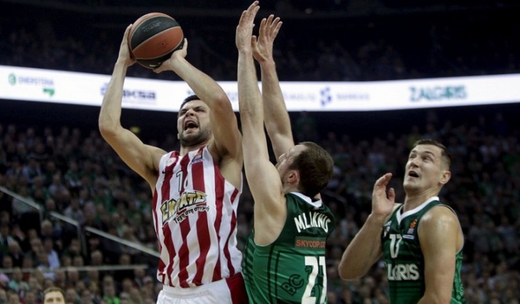 Euroleague: Ζαλγκίρις Κάουνας-Ολυμπιακός 74-68