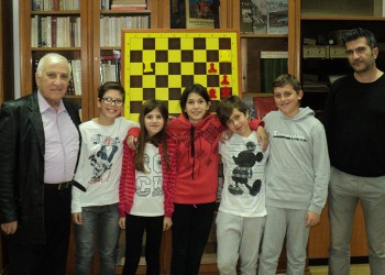 Η παιδική ομάδα σκάκι της Ένωσης Σπάρτης Μ. Ασίας πρωταθλήτρια Αττικής για το 2017