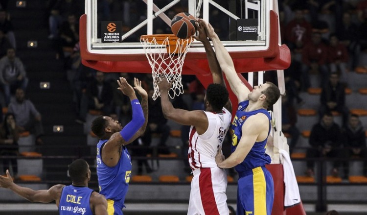 Euroleague: Ολυμπιακός-Μακάμπι Τελ Αβίβ 94-64