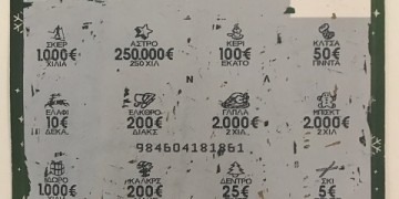 Χριστουγεννιάτικος λαχνός ΣΚΡΑΤΣ χάρισε 250.000 ευρώ σε έναν υπερτυχερό από την Κρήτη