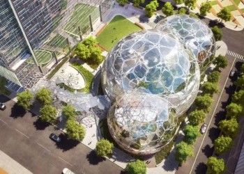 Τα νέα γραφεία της Amazon θυμίζουν τροπικό δάσος (βίντεο)