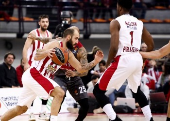 Euroleague: Νίκησε την Αρμάνι και έπιασε κορυφή ο Ολυμπιακός