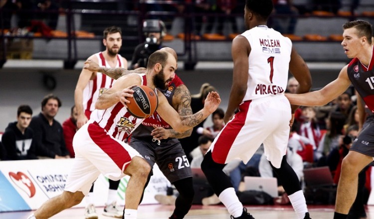 Euroleague: Νίκησε την Αρμάνι και έπιασε κορυφή ο Ολυμπιακός
