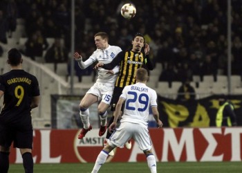 Europa League: Ισόπαλη η ΑΕΚ με τη Ντιναμό