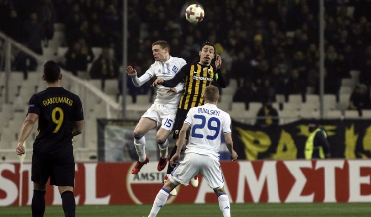 Europa League: Ισόπαλη η ΑΕΚ με τη Ντιναμό