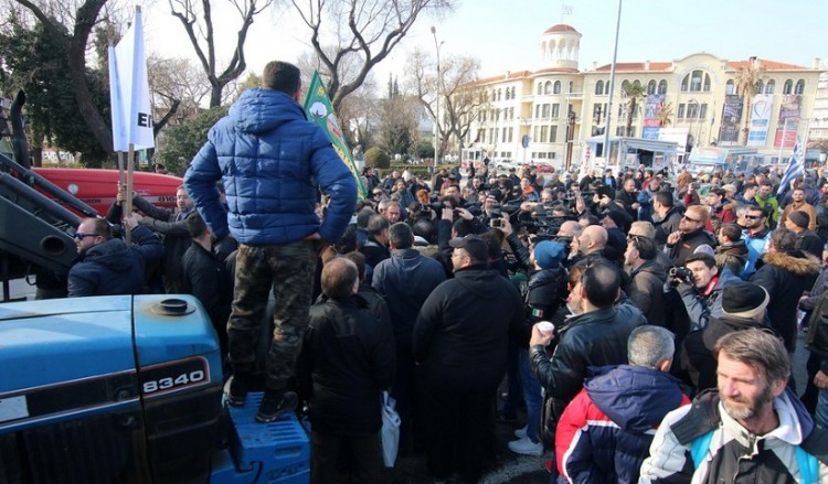 Οι αγρότες κλείνουν το κέντρο της Θεσσαλονίκης σήμερα