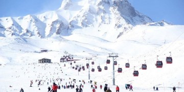 Ο χιονισμένος Αργαίος στην Καππαδοκία, θησαυρός για την Τουρκία (βίντεο)