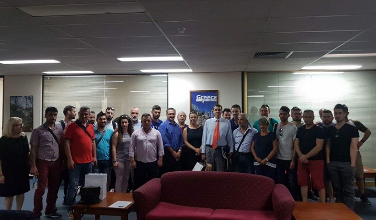 Οι Μωμόγεροι του Αγίου Δημητρίου - Ρυακίου στο Γενικό Προξενείο Μελβούρνης (φωτο)