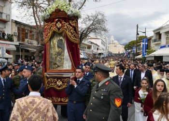Παυλόπουλος, Μητσοτάκης και Σαμαράς στους εορτασμούς για την Υπαπαντή στην Καλαμάτα