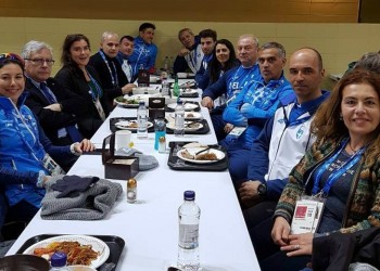 Χειμερινοί Ολυμπιακοί Αγώνες 2018: Η υπουργός Πολιτισμού Λ. Κονιόρδου επισκέφτηκε την Ολυμπιακή Ομάδα