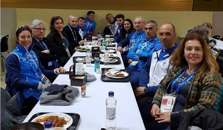 Χειμερινοί Ολυμπιακοί Αγώνες 2018: Η υπουργός Πολιτισμού Λ. Κονιόρδου επισκέφτηκε την Ολυμπιακή Ομάδα