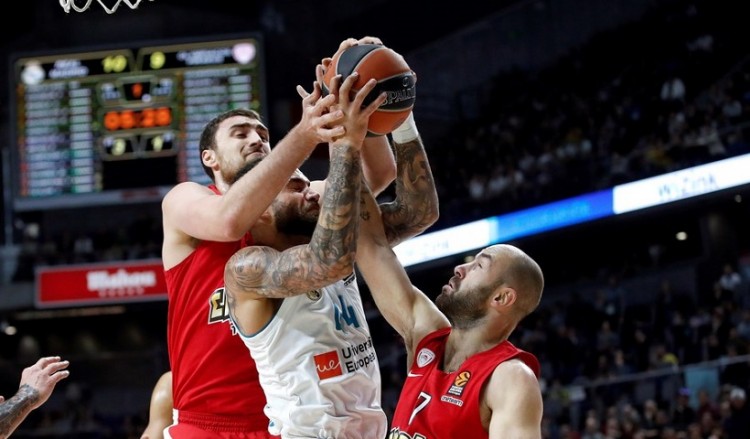 Euroleague: Ρεάλ Μαδρίτης - Ολυμπιακός 79-80