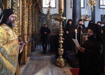 Χειροτονία του νέου μητροπολίτη Σύμης Χρυσοστόμου