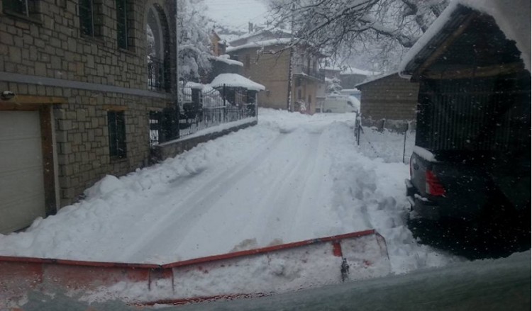 Η «Ιοκάστη» σκέπασε με χιόνι τα ορεινά της Ηπείρου