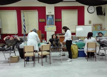Μεγάλη συμμετοχή νέων στην εθελοντική αιμοδοσία της «Παναγίας Σουμελά» Κατερίνης