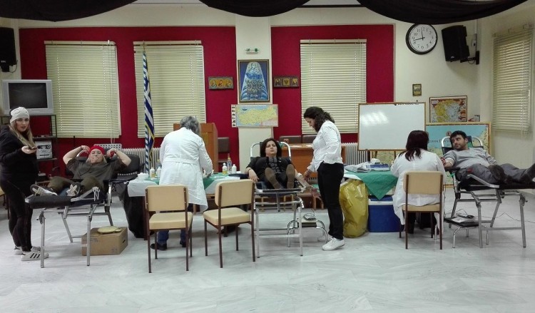 Μεγάλη συμμετοχή νέων στην εθελοντική αιμοδοσία της «Παναγίας Σουμελά» Κατερίνης