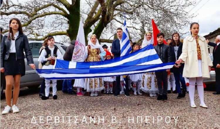 Οι Έλληνες της Β. Ηπείρου τίμησαν την 25η Μαρτίου 1821