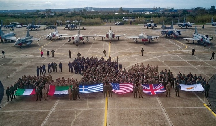 «Ηνίοχος 2018»: Άρχισε η πολυεθνική αεροπορική άσκηση στο FIR Αθηνών (βίντεο, φωτο)