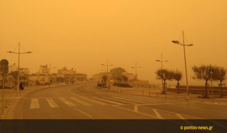 Η Κρήτη «πνίγεται» από την αφρικανική σκόνη (φωτο) - Media Gallery