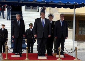 Ενωτικό κλίμα στην τελετή παράδοσης παραλαβής των καθηκόντων του ΑΝΥΕΘΑ