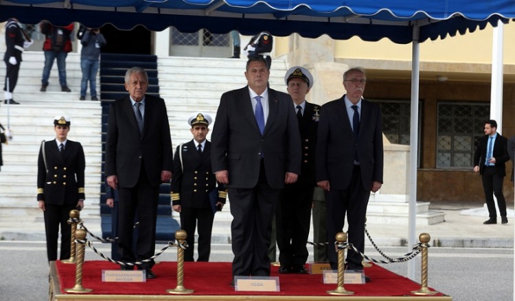 Ενωτικό κλίμα στην τελετή παράδοσης παραλαβής των καθηκόντων του ΑΝΥΕΘΑ