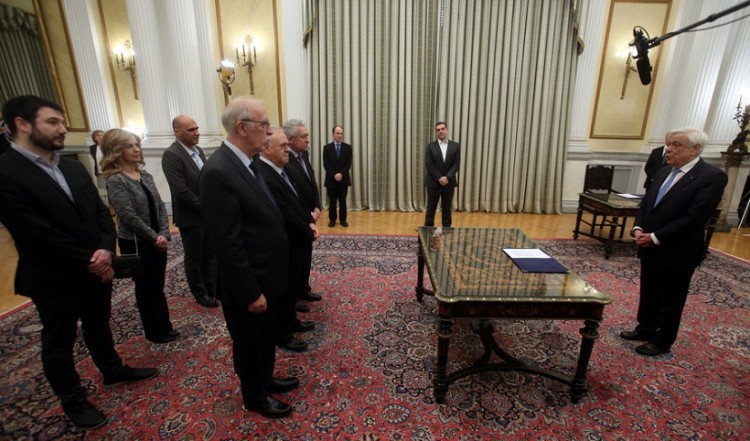 Όλα όσα έγιναν στην πολιτική ορκωμοσία των νέων μελών της κυβέρνησης ΣΥΡΙΖΑ-ΑΝΕΛ