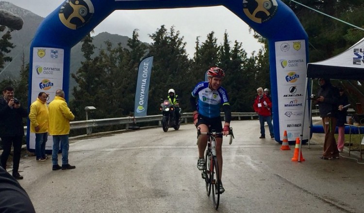 Σε ποδηλατικό αγώνα στην Αγία Λαύρα ο Τζέφρι Πάιατ