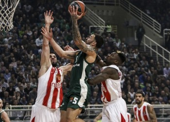 Euroleague: Παναθηναϊκός-Ερυθρός Αστέρας 91-71