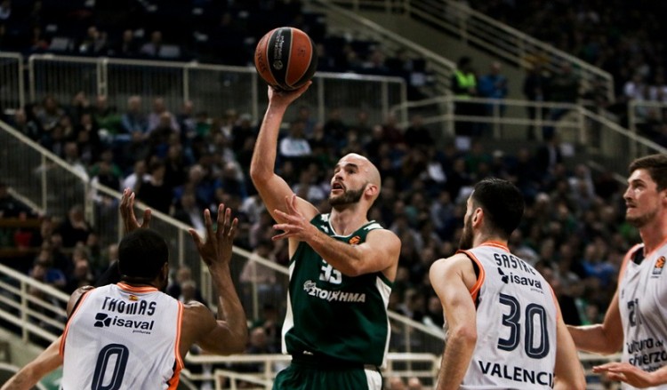 Euroleague: Άνετη νίκη του Παναθηναϊκού επί της Βαλένθια