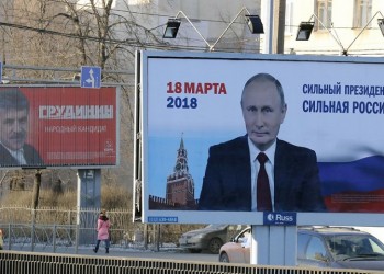 Ο περίπατος του Πούτιν στις ρωσικές προεδρικές εκλογές της Κυριακής