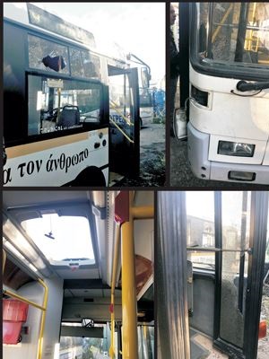 Βανδαλισμούς στα λεωφορεία της δημοτικής συγκοινωνίας καταγγέλλει ο Δήμος Νέας Ιωνίας