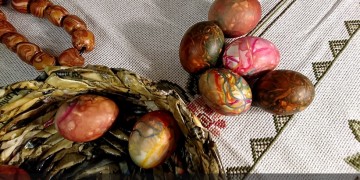 Βάψτε τέλεια πασχαλινά αυγά με νήματα