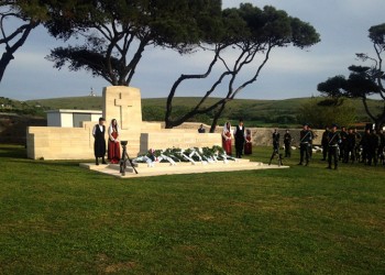 Εκδηλώσεις τιμής και μνήμης των πεσόντων στη Μάχη της Καλλίπολης στη Λήμνο