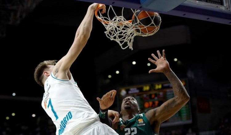 Euroleague: Ρεάλ Μαδρίτης-Παναθηναϊκός 81-74