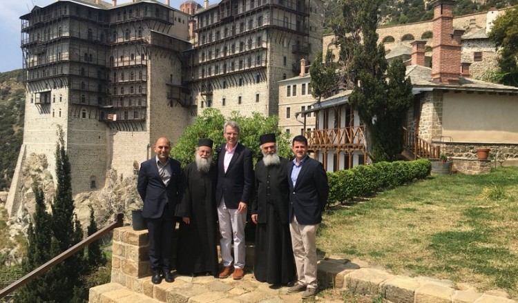 Στο Άγιον Όρος ο Τζέφρι Πάιατ