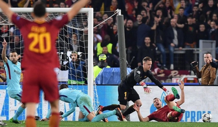 Η Ρόμα στα ημιτελικά του Champions League – Με ήρωα τον Μανωλά απέκλεισε την Μπαρτσελόνα