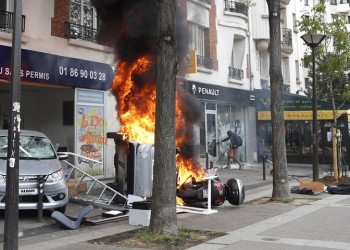 Βίαια επεισόδια στο Παρίσι στο περιθώριο της πορείας για την Εργατική Πρωτομαγιά